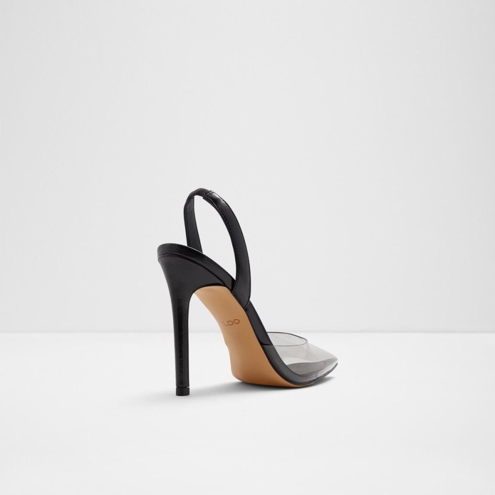 Tacones Aldo Marie Sling Back High - Stiletto Negras | 8671503-IW