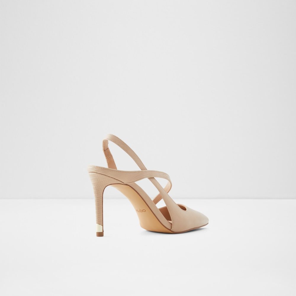 Tacones Aldo Noideaa Sling Back High - Stiletto Beige | 4795208-TJ