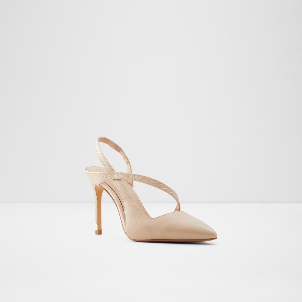 Tacones Aldo Noideaa Sling Back High - Stiletto Beige | 4795208-TJ