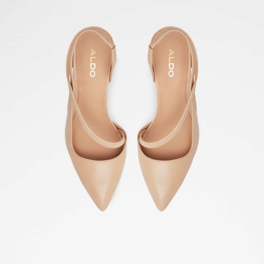 Tacones Aldo Noideaa Sling Back High - Stiletto Beige | 4795208-TJ