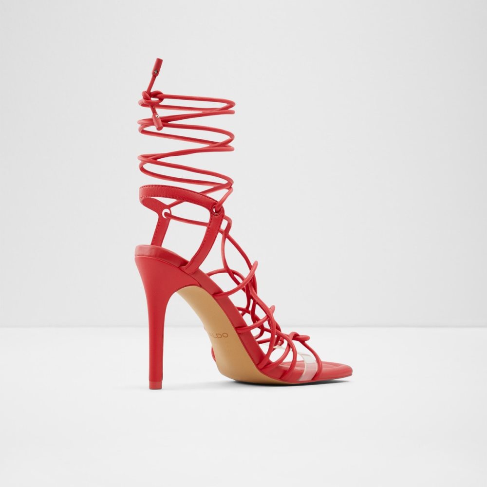 Tacones Aldo Truelove Tiras Tacón Sandal - Stiletto Rojas | 7052418-DB