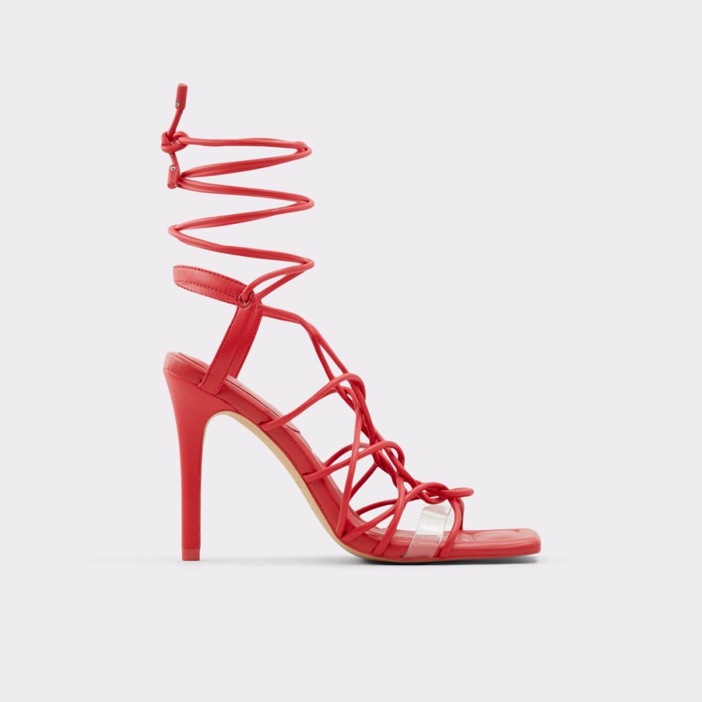 Tacones Aldo Truelove Tiras Tacón Sandal - Stiletto Rojas | 7052418-DB