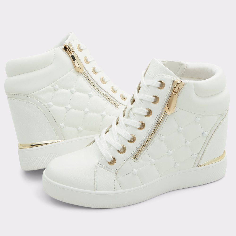 Zapatillas Aldo Ailannah High Top - Wedge Blancas | 1780693-SZ