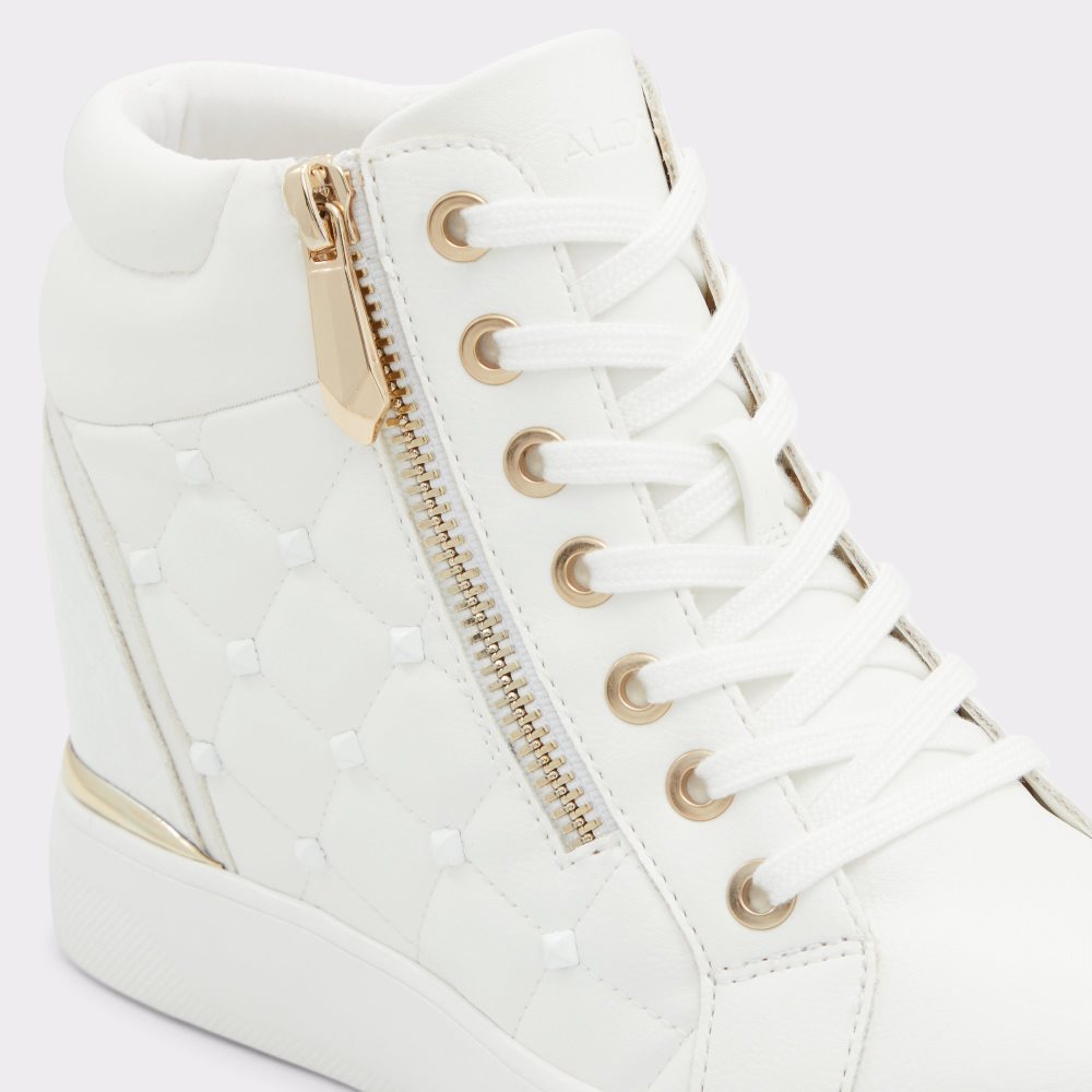 Zapatillas Aldo Ailannah High Top - Wedge Blancas | 1780693-SZ