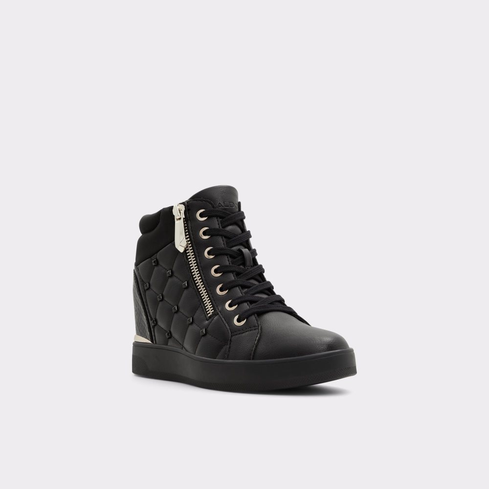 Zapatillas Aldo Ailannah High Top - Wedge Negras | 6870234-RS