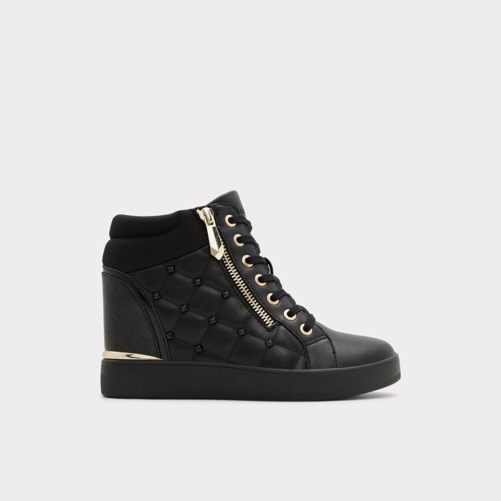 Zapatillas Aldo Ailannah High Top - Wedge Negras | 6870234-RS