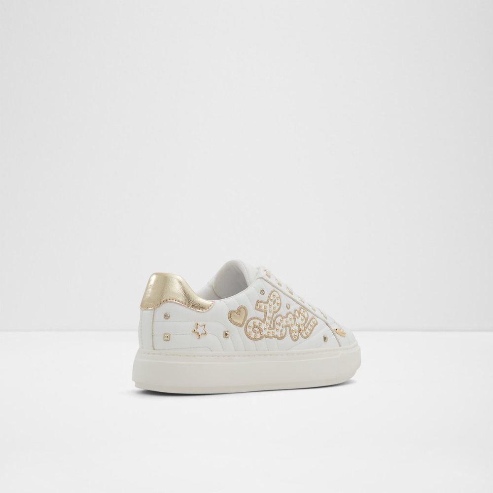 Zapatillas Aldo Lovenow Low Top - Cup Sole Doradas Multicolor | 6023894-US