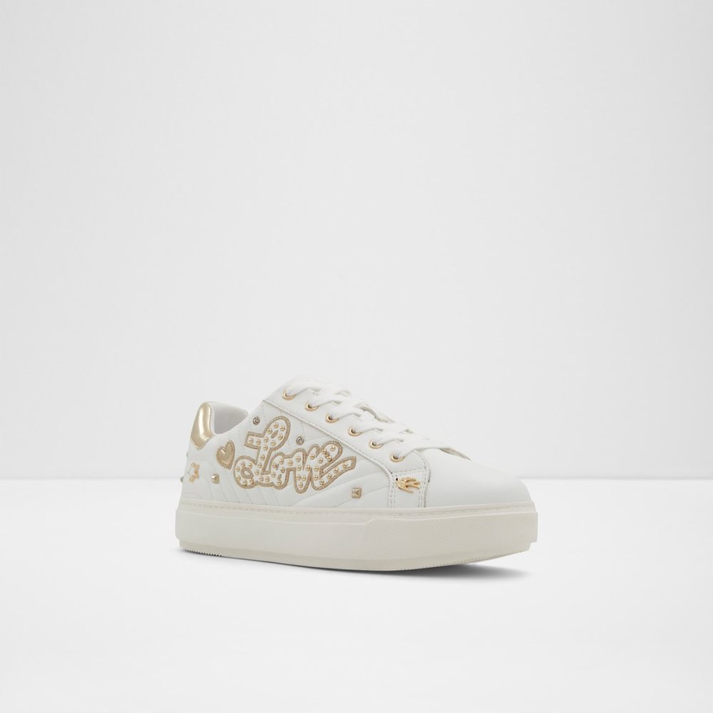 Zapatillas Aldo Lovenow Low Top - Cup Sole Doradas Multicolor | 6023894-US