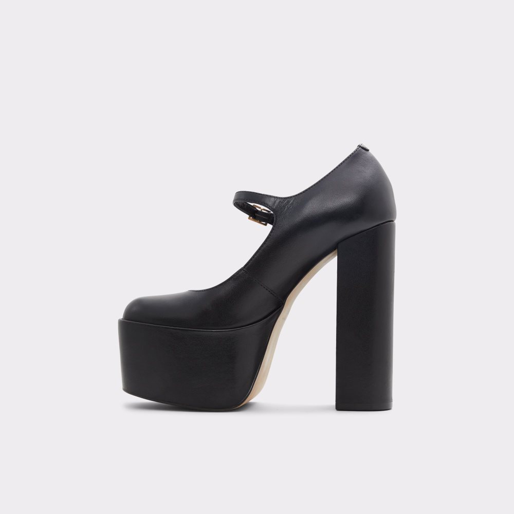 Zapatos Plataforma Aldo Cherr Tacón Mary Janes - Plateforme Negras | 3425176-YA