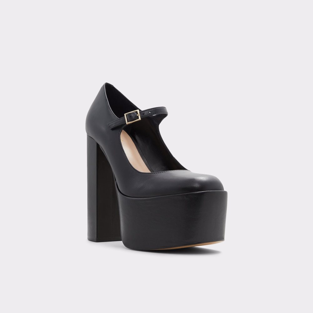 Zapatos Plataforma Aldo Cherr Tacón Mary Janes - Plateforme Negras | 3425176-YA