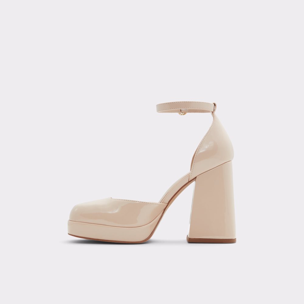 Zapatos Plataforma Aldo Emjay Tacón Mary Janes - Cup Sole Beige | 0876352-FM