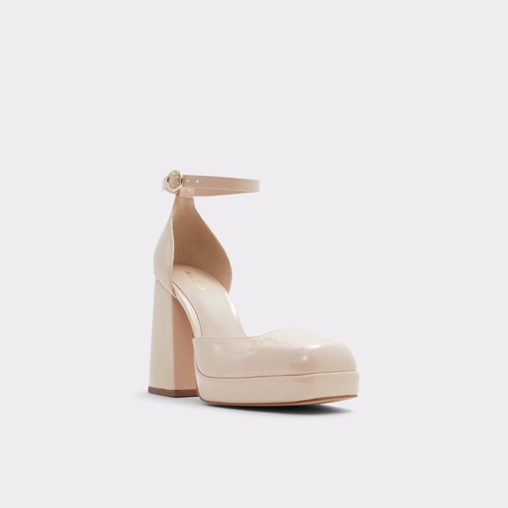 Zapatos Plataforma Aldo Emjay Tacón Mary Janes - Cup Sole Beige | 0876352-FM