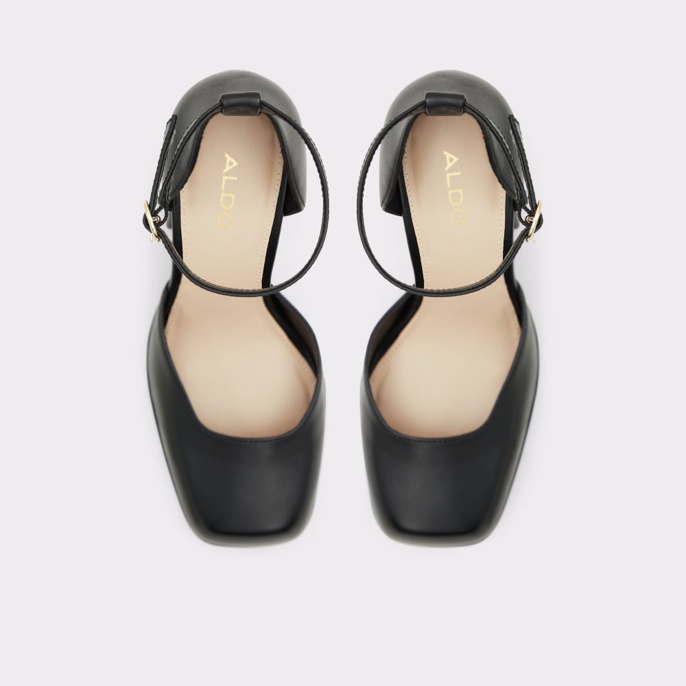 Zapatos Plataforma Aldo Emjay Tacón Mary Janes - Cup Sole Negras | 4089352-UZ