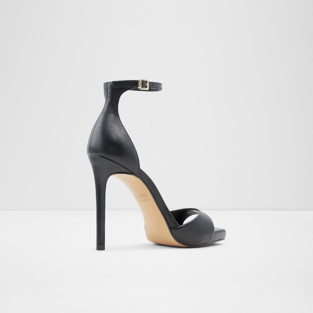 Zapatos Plataforma Aldo Livia High Sandal - Negras | 0539782-ZE