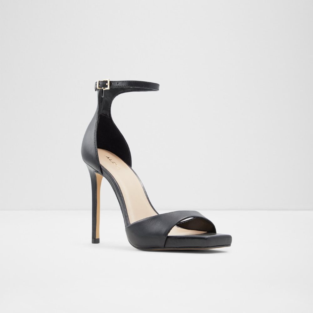 Zapatos Plataforma Aldo Livia High Sandal - Negras | 0539782-ZE